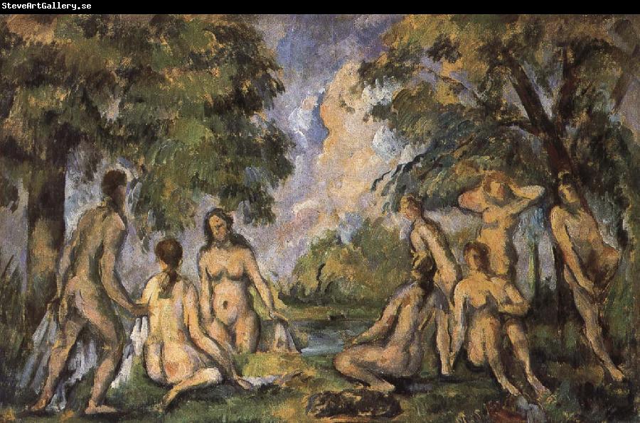 Paul Cezanne Bath De